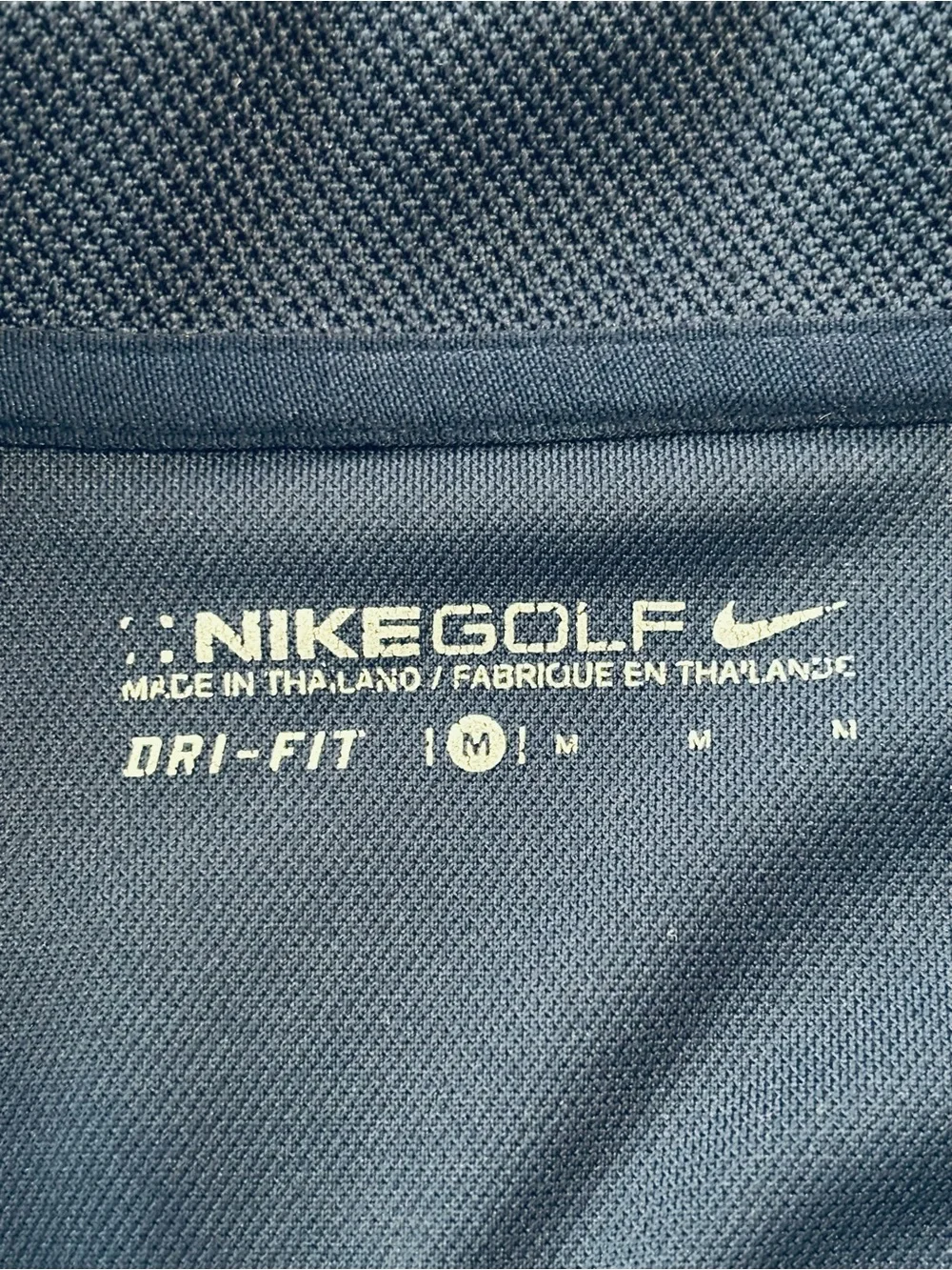 Nike Golf Dri-Fit Polo Shirt Navy Blue Men’s Size Medium